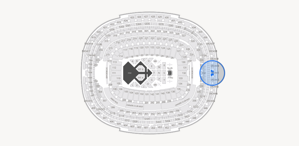 Northwest Stadium Seating Chart