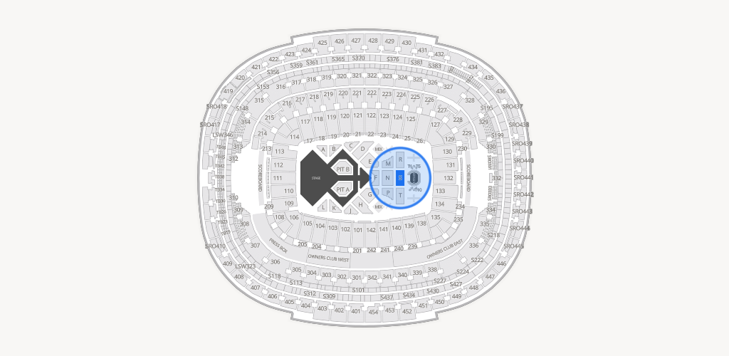 Northwest Stadium Seating Chart