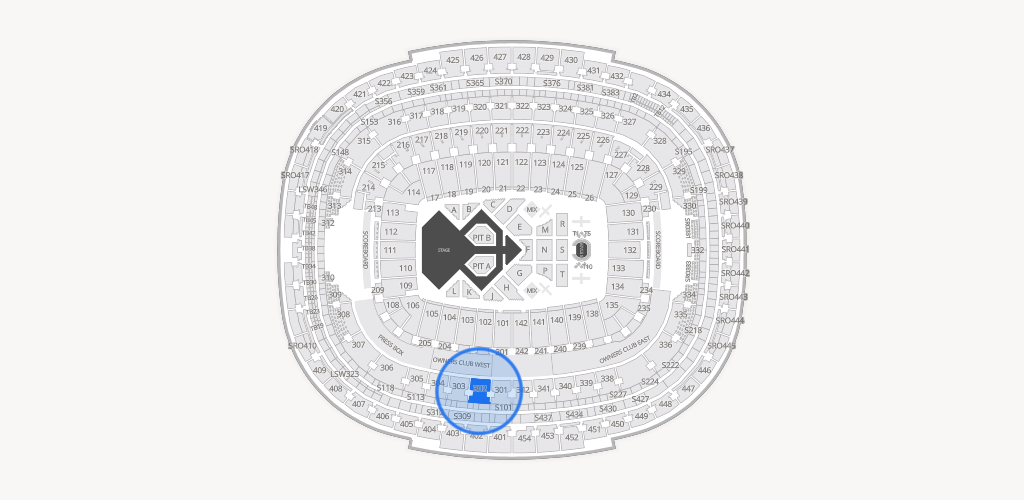 Northwest Stadium Seating Chart