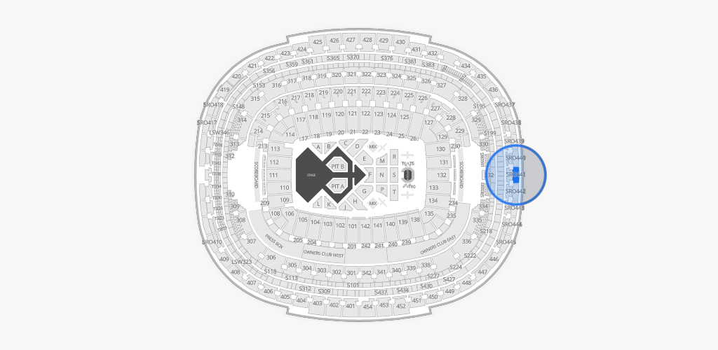 Northwest Stadium Seating Chart