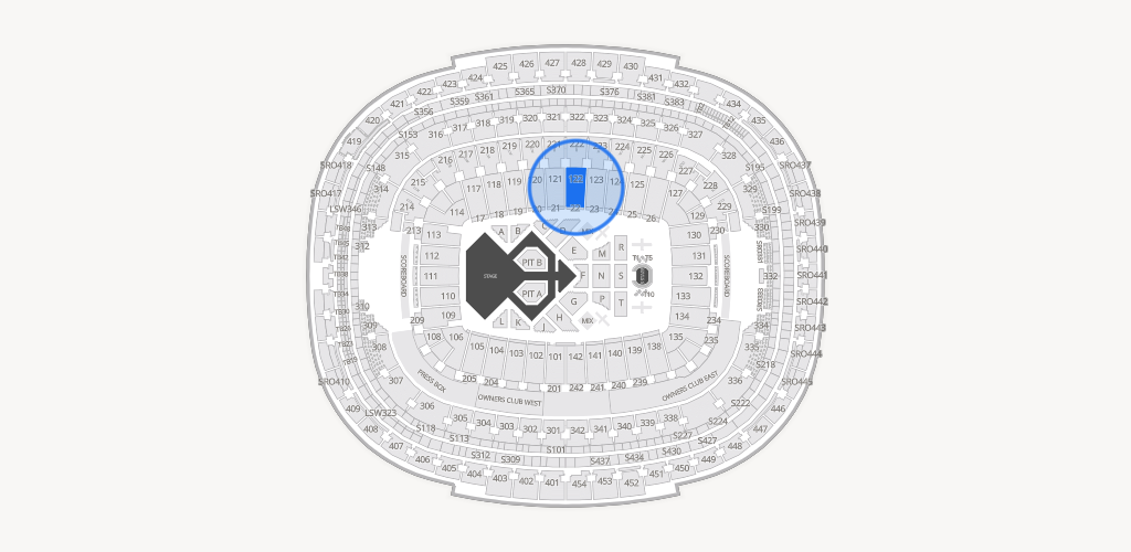 Northwest Stadium Seating Chart