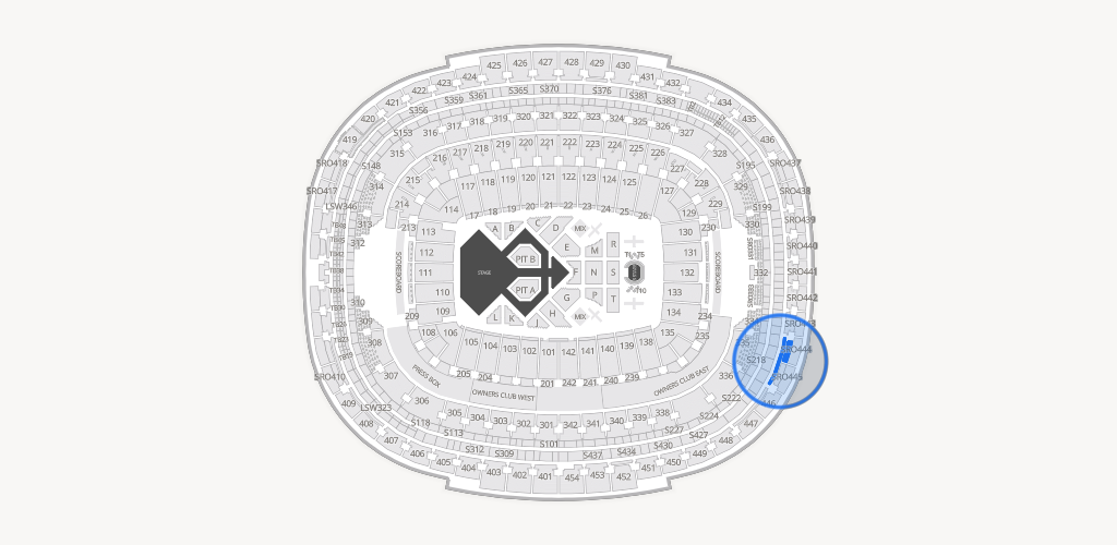 Northwest Stadium Seating Chart
