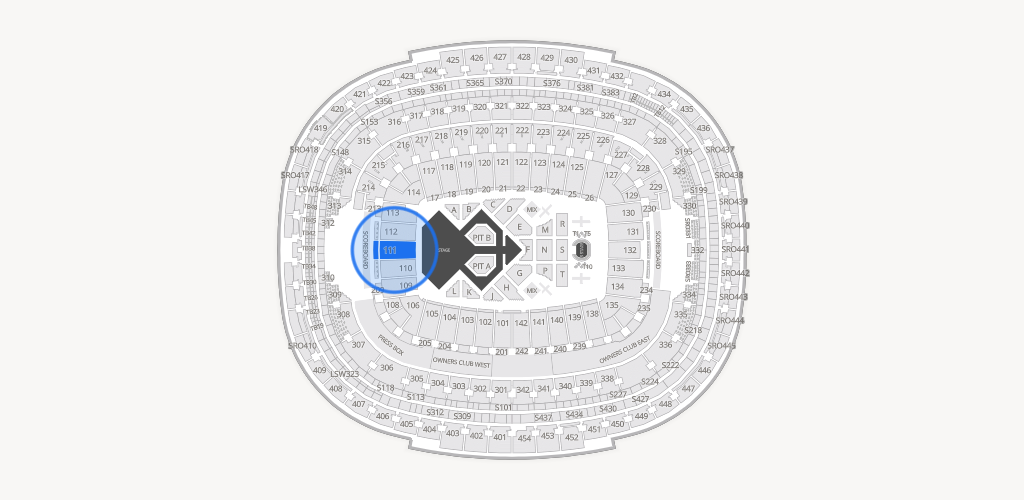 Northwest Stadium Seating Chart