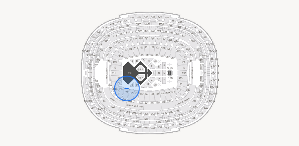 Northwest Stadium Seating Chart