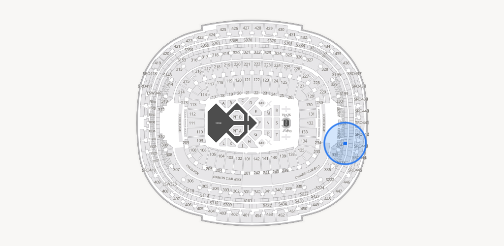 Northwest Stadium Seating Chart