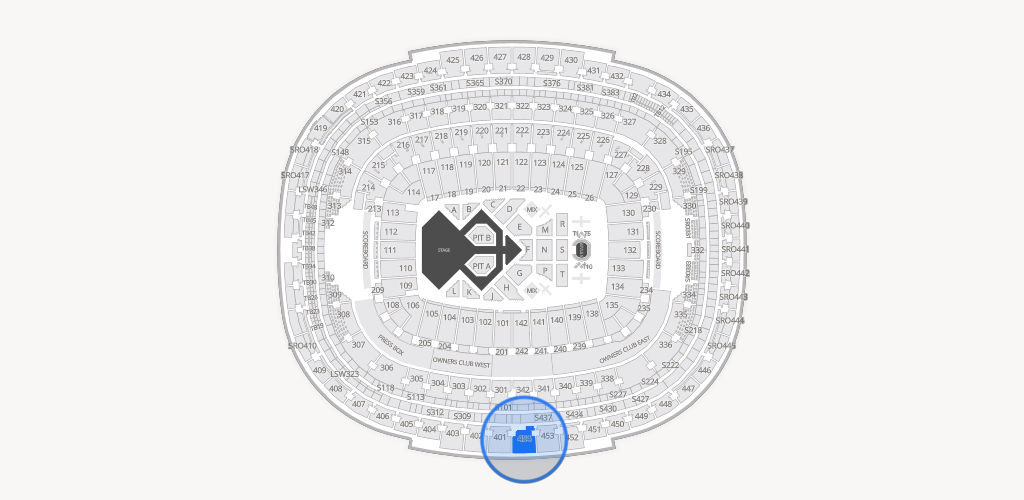 Northwest Stadium Seating Chart