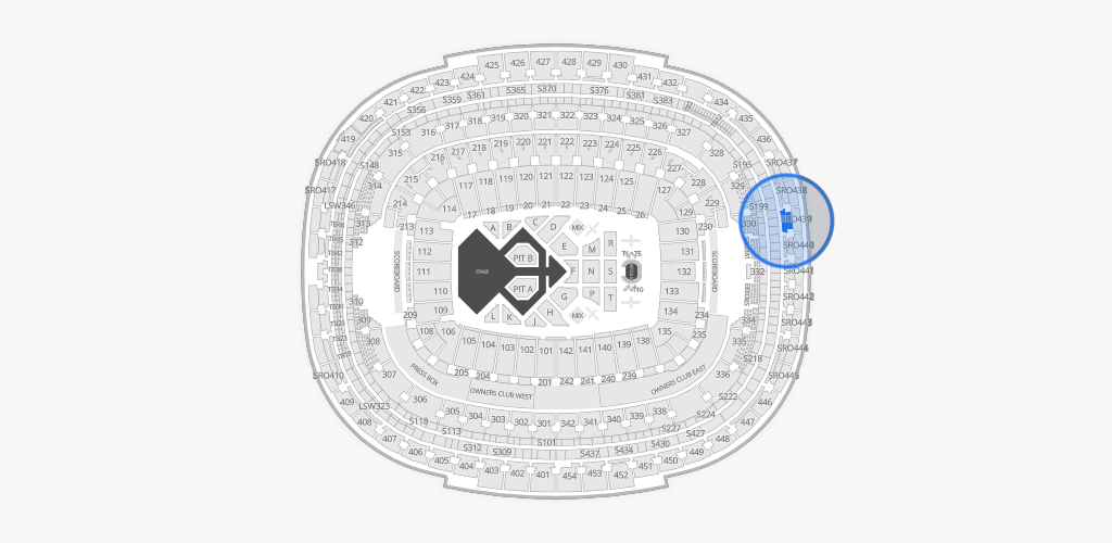 Northwest Stadium Seating Chart