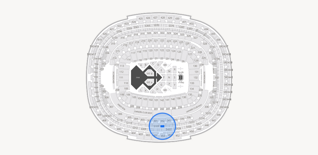 Northwest Stadium Seating Chart