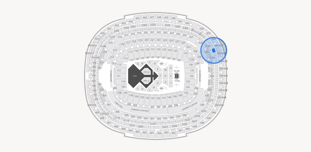 Northwest Stadium Seating Chart