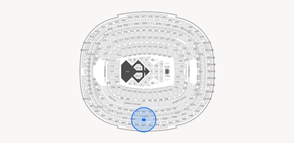 Northwest Stadium Seating Chart