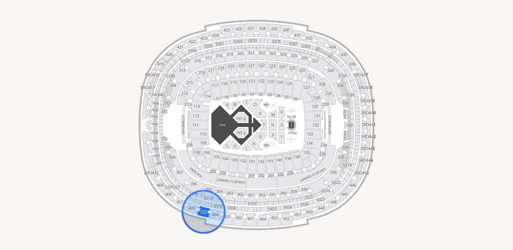 Northwest Stadium Seating Chart