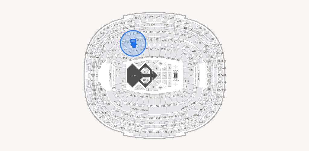 Northwest Stadium Seating Chart