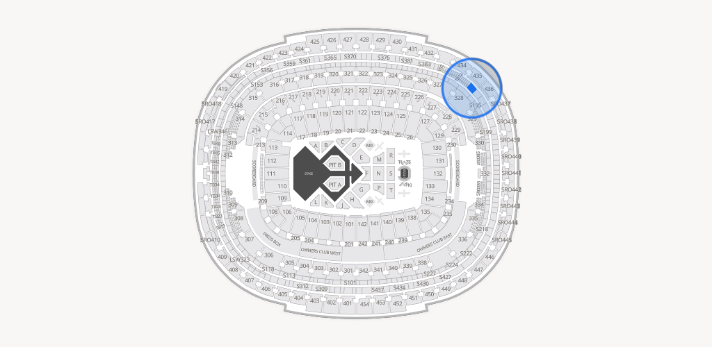 Northwest Stadium Seating Chart