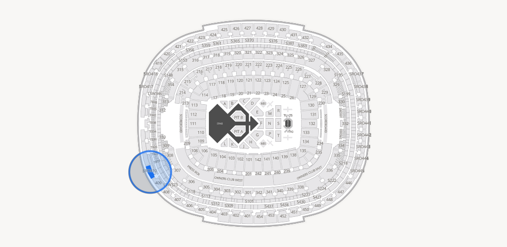 Northwest Stadium Seating Chart