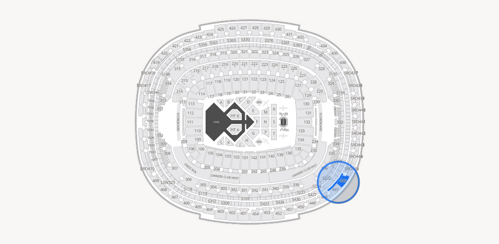 Northwest Stadium Seating Chart