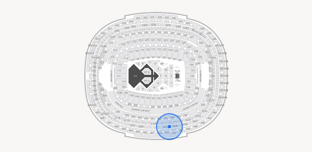Northwest Stadium Seating Chart