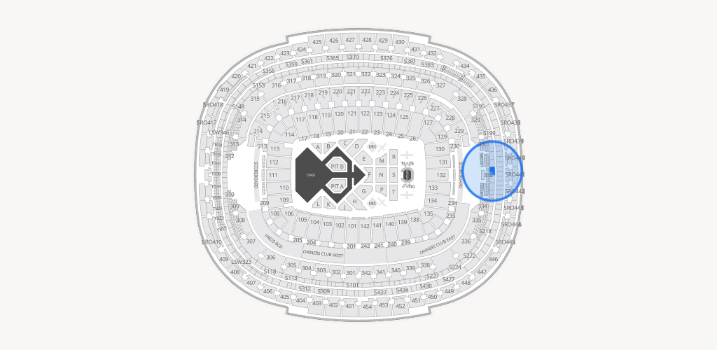 Northwest Stadium Seating Chart