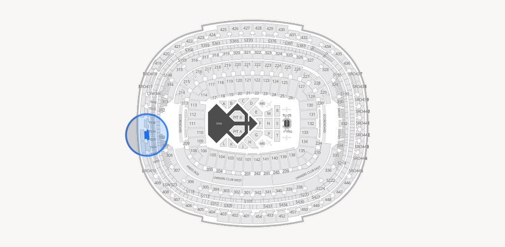 Northwest Stadium Seating Chart