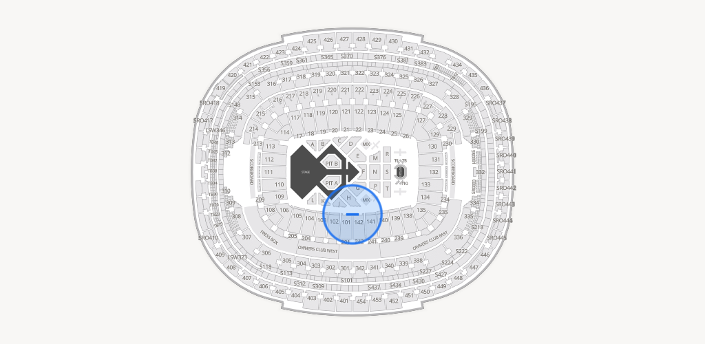Northwest Stadium Seating Chart