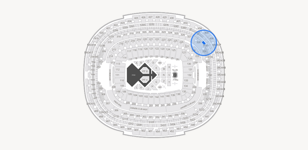 Northwest Stadium Seating Chart