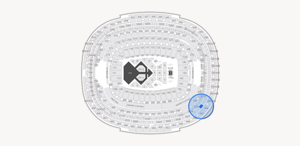 Northwest Stadium Seating Chart
