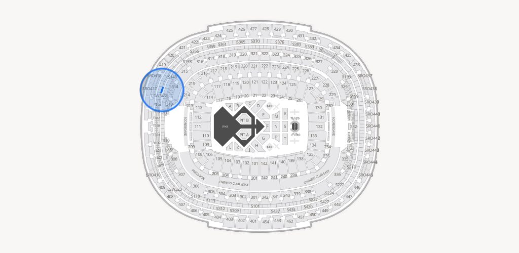 Northwest Stadium Seating Chart