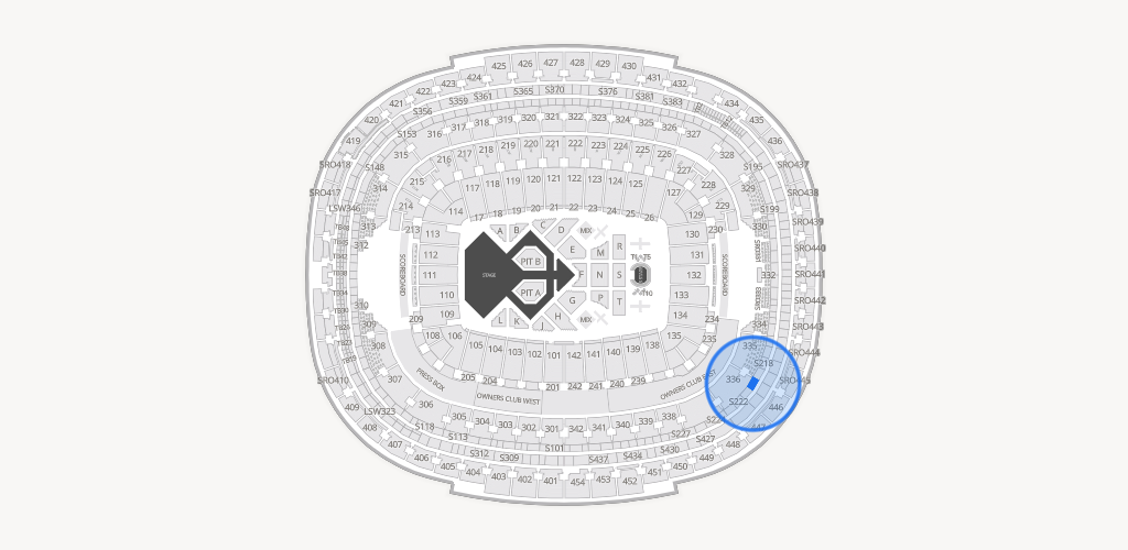 Northwest Stadium Seating Chart