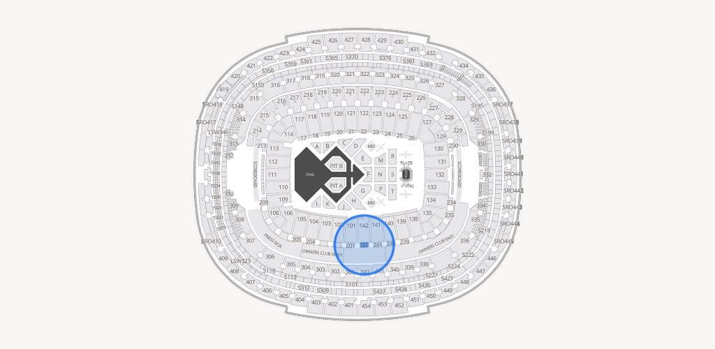 Northwest Stadium Seating Chart
