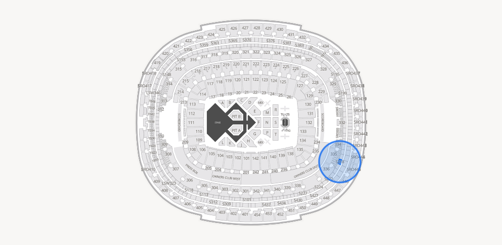 Northwest Stadium Seating Chart
