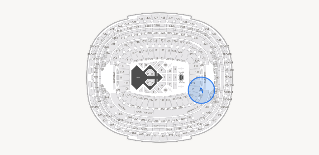 Northwest Stadium Seating Chart
