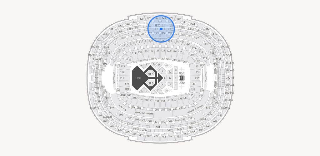 Northwest Stadium Seating Chart