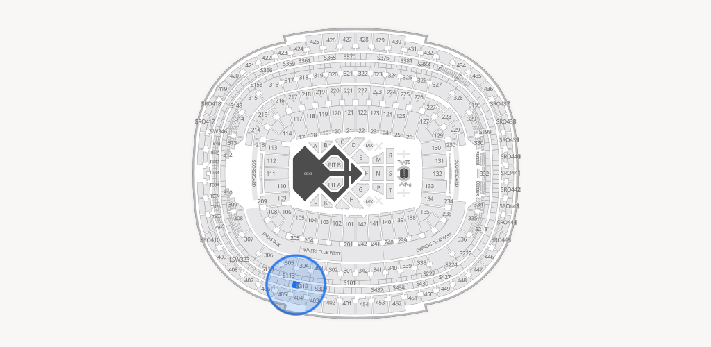 Northwest Stadium Seating Chart