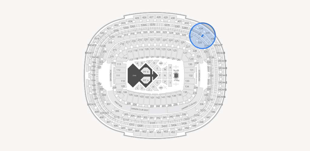 Northwest Stadium Seating Chart