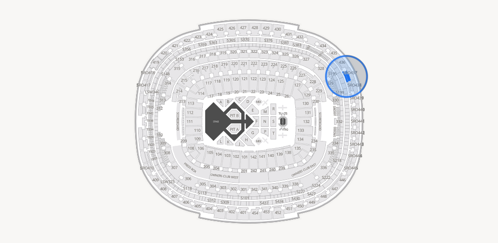Northwest Stadium Seating Chart