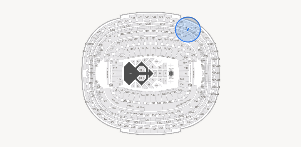 Northwest Stadium Seating Chart