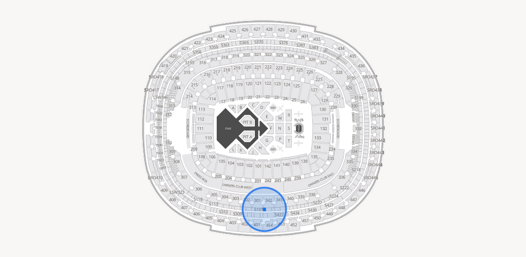 Northwest Stadium Seating Chart