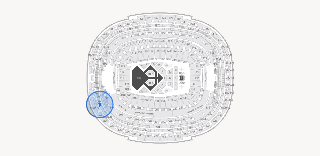 Northwest Stadium Seating Chart