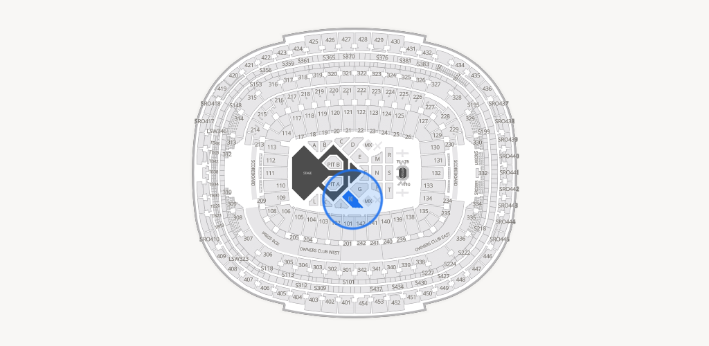 Northwest Stadium Seating Chart
