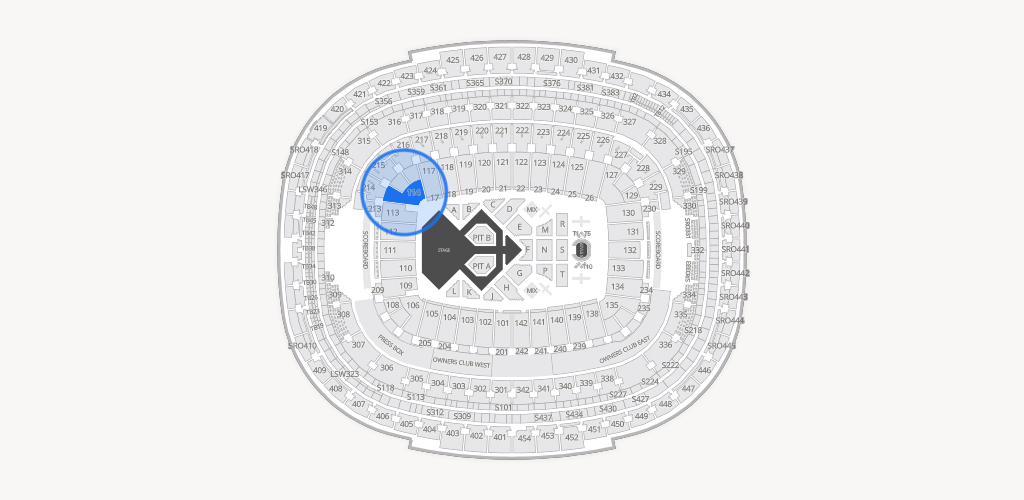 Northwest Stadium Seating Chart
