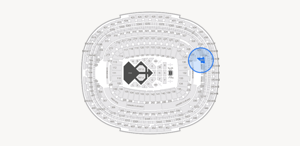 Northwest Stadium Seating Chart