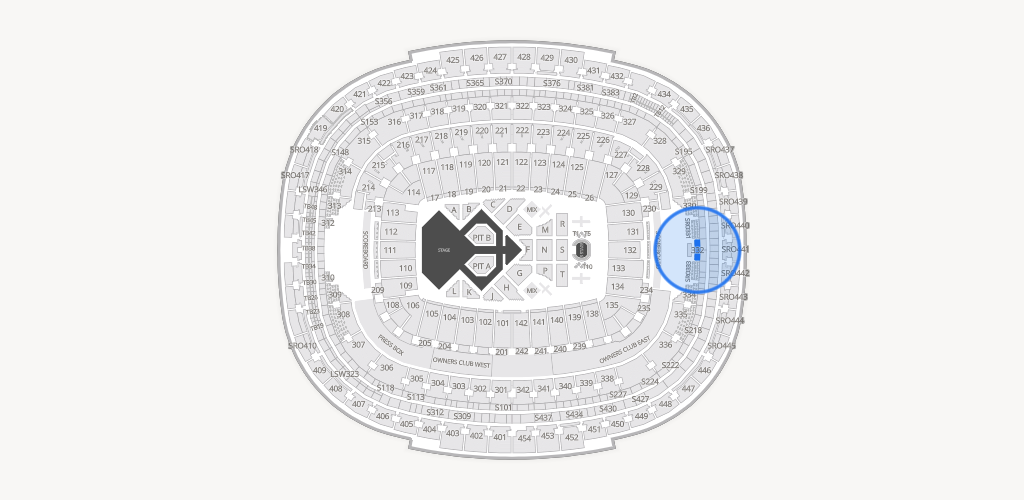 Northwest Stadium Seating Chart