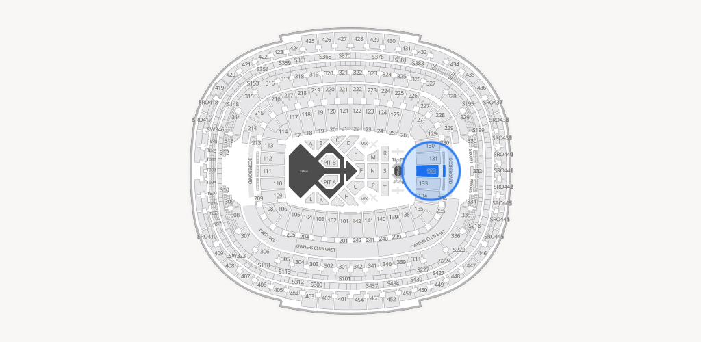 Northwest Stadium Seating Chart
