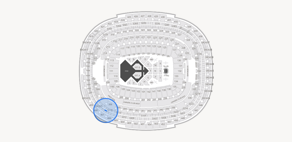 Northwest Stadium Seating Chart