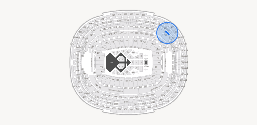 Northwest Stadium Seating Chart