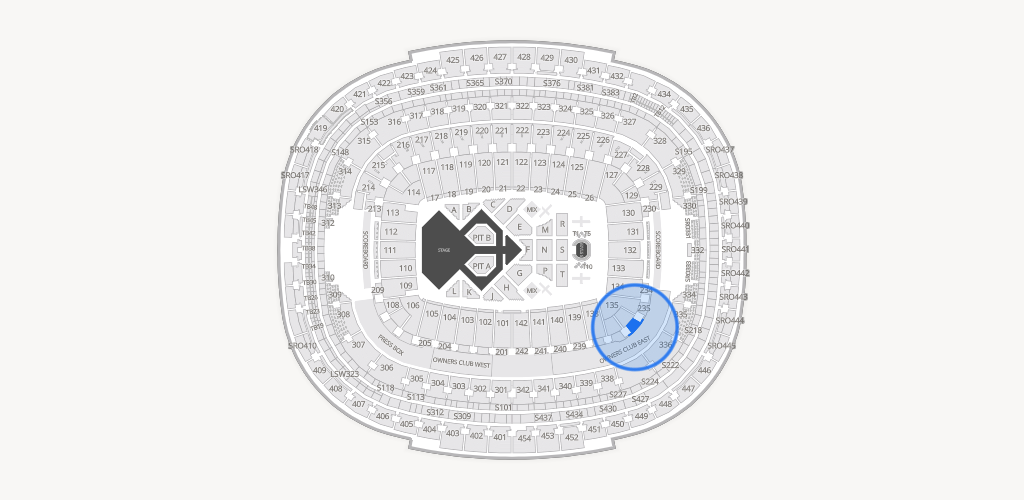 Northwest Stadium Seating Chart
