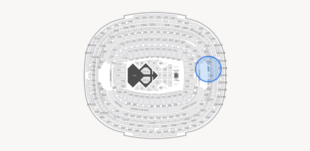 Northwest Stadium Seating Chart