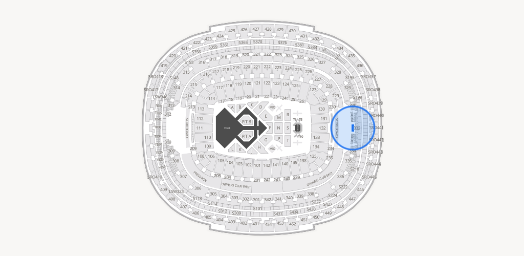 Northwest Stadium Seating Chart