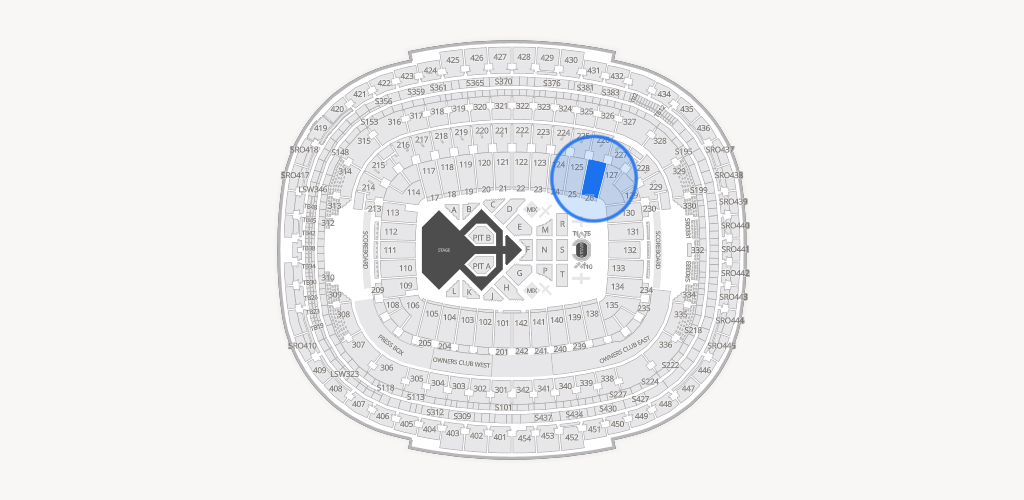 Northwest Stadium Seating Chart