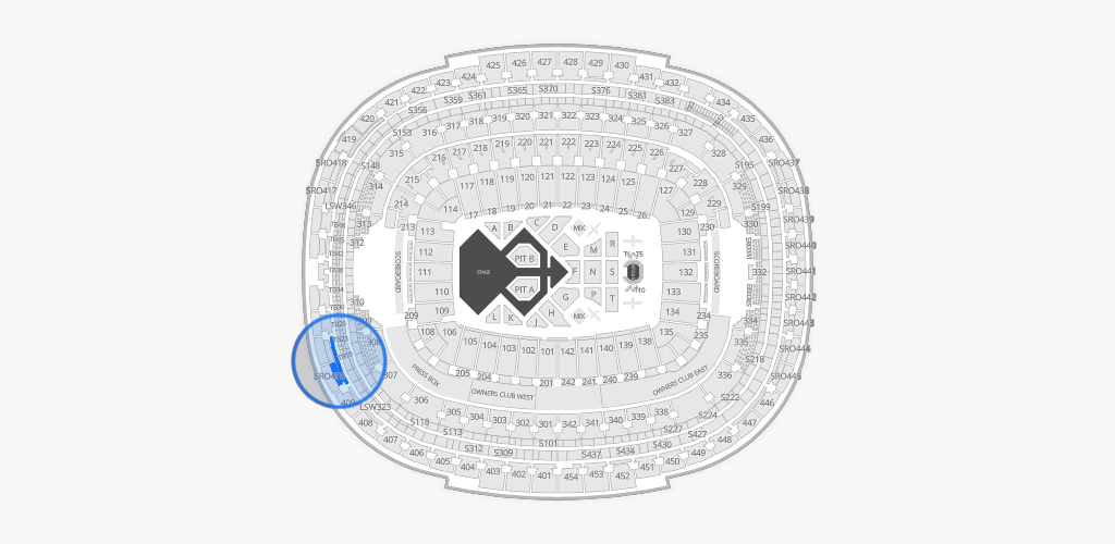 Northwest Stadium Seating Chart
