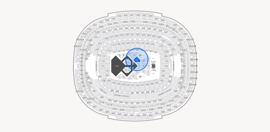 Northwest Stadium Seating Chart